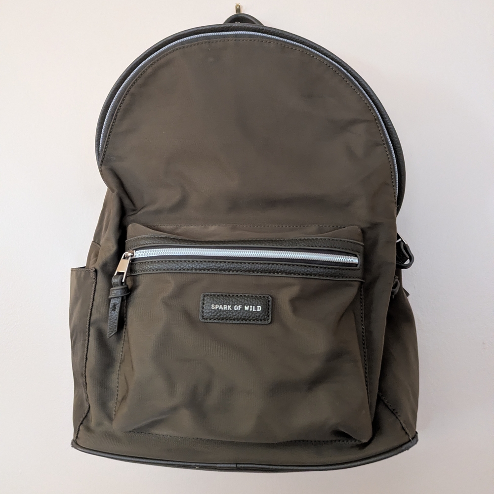 Spark of Wild Khaki Owen Diaper Bag Backpack